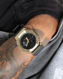 G-SHOCK G Shock GMS2100GB-1A Black/Gold