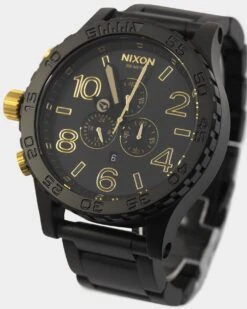 Nixon 51-30 Chrono Watch Matte Black/Gold 15 Nixon 51-30 Chrono Watch Matte Black/Gold -Culture Kings 09000998 YB300 default 0030