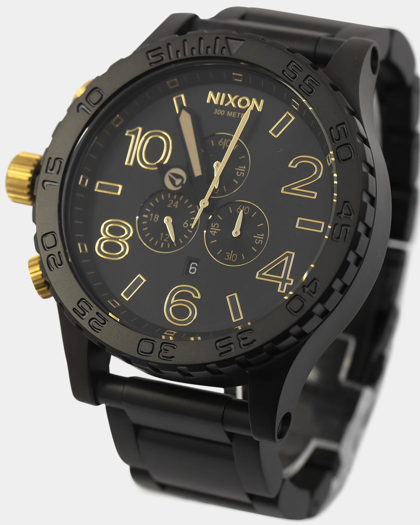 Nixon 51-30 Chrono Watch Matte Black/Gold 7 Nixon 51-30 Chrono Watch Matte Black/Gold - Image 5
