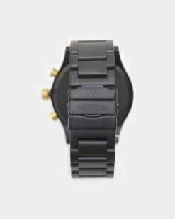 Nixon 51-30 Chrono Watch Matte Black/Gold 16 Nixon 51-30 Chrono Watch Matte Black/Gold -Culture Kings 09000998 YB300 default 0040
