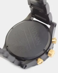 Nixon 51-30 Chrono Watch Matte Black/Gold 18 Nixon 51-30 Chrono Watch Matte Black/Gold -Culture Kings 09000998 YB300 default 0060