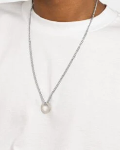 NXS Acta Non Verba Ring Pendant White Gold -Culture Kings 09001017 YW101 mens 000020