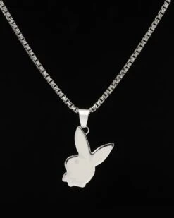 Playboy By House Of Auric Playboy Bunny Pendant Sterling Silver -Culture Kings 09001123 YS596 default 0010