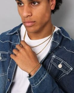 NXS Wheat Bracelet Gold -Culture Kings 09001143 YG200 mens 0015