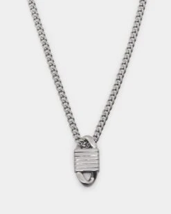 NXS Locked Out Necklace Stainless Steel -Culture Kings 09001168 YS513 default 0010