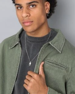 NXS Locked Out Necklace Stainless Steel -Culture Kings 09001168 YS513 mens 0015