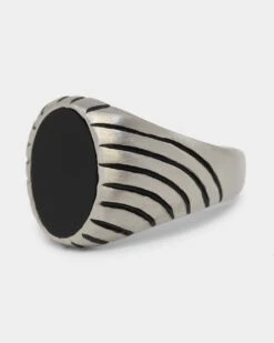 NXS Onyx Eye Ring Steel/Black -Culture Kings 09001263 YS351 default 0020