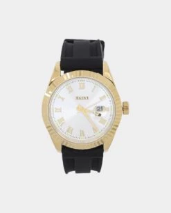 Saint Morta Felix Silica Watch Gold/Black 10 Saint Morta Felix Silica Watch Gold/Black -Culture Kings 09001284 YG201 default 0010