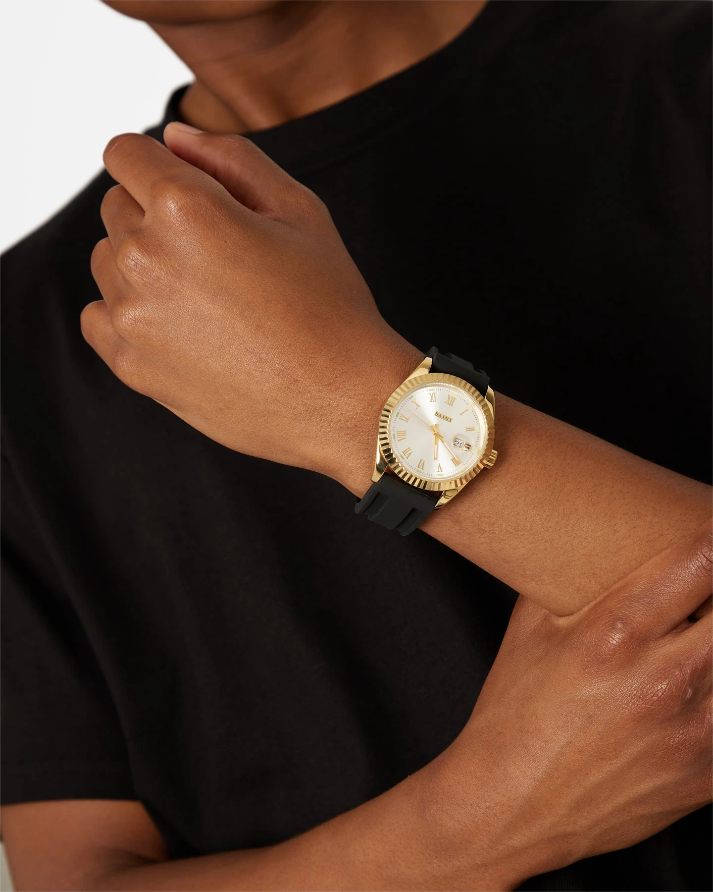 Saint Morta Felix Silica Watch Gold/Black 3 Saint Morta Felix Silica Watch Gold/Black