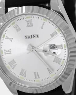 Saint Morta Felix Silica Watch Silver/Black -Culture Kings 09001284 YS002 default 0020