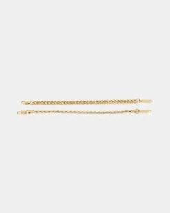 NXS Cuban Rope Bracelet Set Gold -Culture Kings 09001300 YG200 default 0060