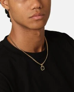 House Of Auric Alexander Onyx Pendant 18k Gold Vermeil -Culture Kings 09001328 YG913 mens 0015