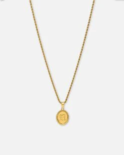 NXS Vintage Letter Necklace Gold -Culture Kings 09001331 YG200 default 0020 095b2205 67c6 4314 9b74 5027be16c8de