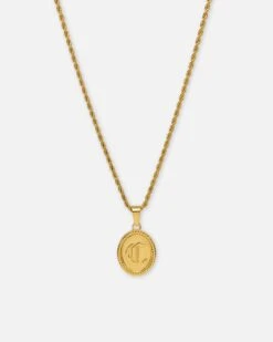 NXS Vintage Letter Necklace Gold -Culture Kings 09001331 YG200 default 0030 96e4f4ce 807a 469b 91b5 e3c99b7ca356