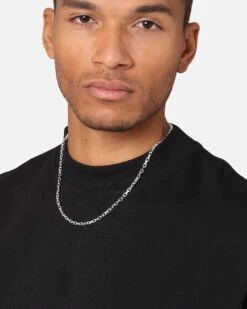 House Of Auric 3.5mm Straight Cut Cable Chain Silver -Culture Kings 09001379 YS001 mens 0015