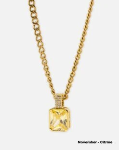 NXS Birthstone Pendant Iced Multi -Culture Kings 09001398 YI077 default 0000130