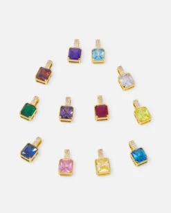 NXS Birthstone Pendant Iced Multi -Culture Kings 09001398 YI077 default 0025