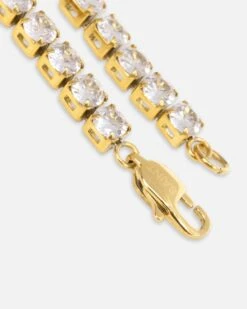 Saint Morta Round Cut Tennis Bracelet Iced Gold -Culture Kings 09001422 YI026 default 0070