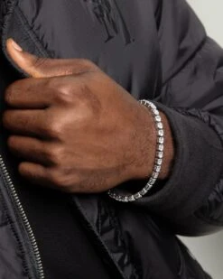 Saint Morta Round Cut Tennis Bracelet Iced White Gold -Culture Kings 09001422 YI040 mens 000015 287fe910 651c 4a23 8efe 57f5d0641c5c