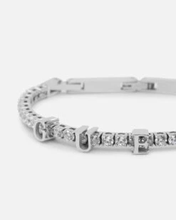 Guess Mainline Women's Arm Party Tennis Bracelet Silver -Culture Kings 09001476 YS001 default 0030
