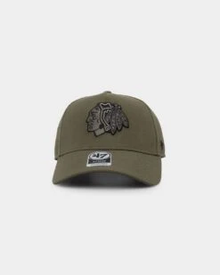 '47 BRAND 47 Brand Chicago Blackhawks Replica MVP DT Snapback Sandalwood