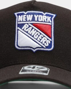 '47 BRAND 47 Brand New York Rangers Replica MVP DT Snapback Black -Culture Kings 194602213941 default 0060