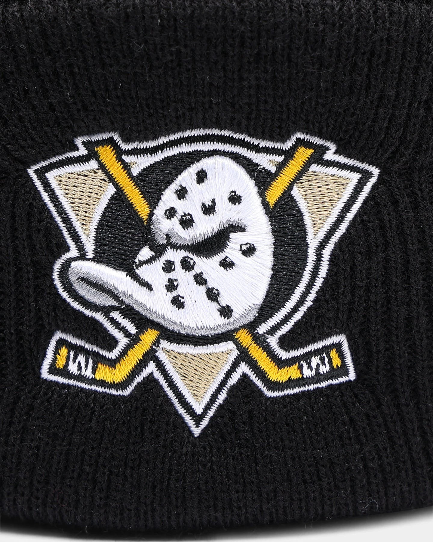 '47 BRAND 47 Brand Anaheim Ducks Haymaker Cuff Knit Beanie Black 8 '47 BRAND 47 Brand Anaheim Ducks Haymaker Cuff Knit Beanie Black - Image 6