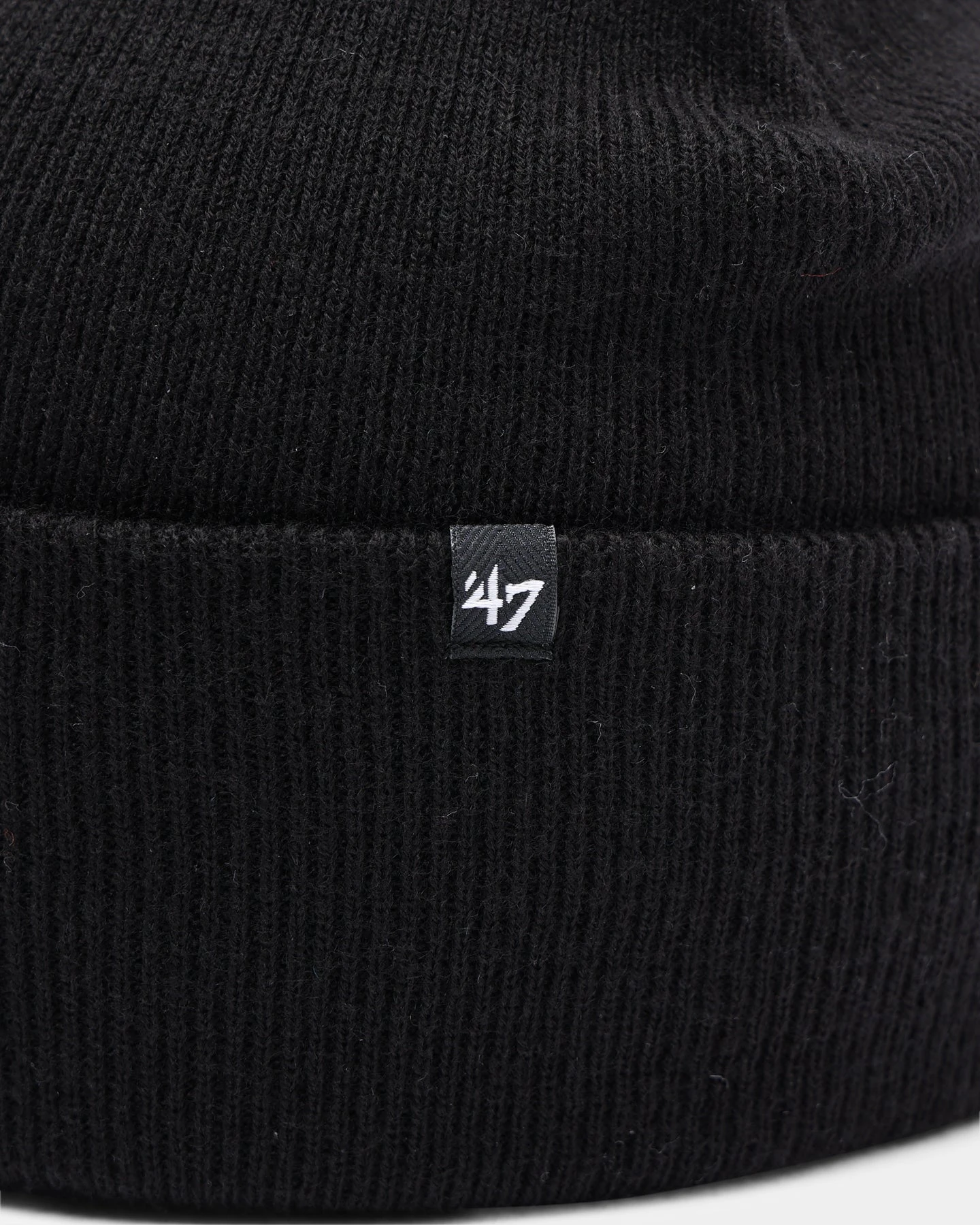 '47 BRAND 47 Brand Anaheim Ducks Haymaker Cuff Knit Beanie Black 9 '47 BRAND 47 Brand Anaheim Ducks Haymaker Cuff Knit Beanie Black - Image 7