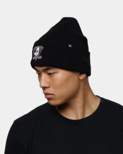 '47 BRAND 47 Brand Anaheim Ducks Haymaker Cuff Knit Beanie Black 17 '47 BRAND 47 Brand Anaheim Ducks Haymaker Cuff Knit Beanie Black -Culture Kings 194602415802 mens 0100