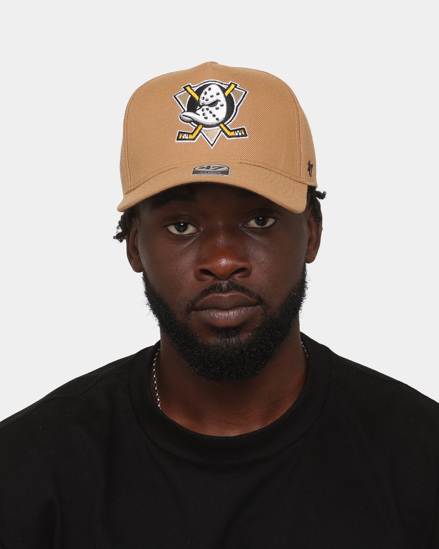 '47 BRAND 47 Brand Anaheim Ducks 'Clean & Simple' Replica MVP DT Snapback Camel 10 '47 BRAND 47 Brand Anaheim Ducks 'Clean & Simple' Replica MVP DT Snapback Camel - Image 8