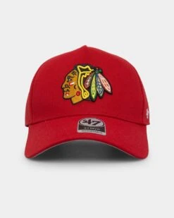 '47 BRAND 47 Brand Men's Chicago Blackhawks MVP DT Snapback Red