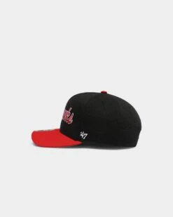 '47 BRAND 47 Brand Men's Chicago Blackhawks Script MVP DP Snapback Black/Red -Culture Kings 195000102165 default 0050