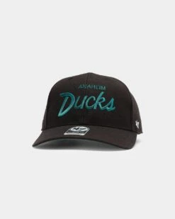 '47 BRAND 47 Brand Anaheim Ducks Script MVP DP Snapback Black