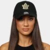 '47 BRAND 47 Brand Toronto Maple Leafs Clean Up Strapback Black/Gold -Culture Kings 195000529009 womens 0019