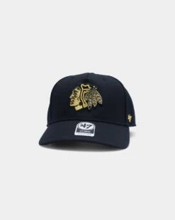 '47 BRAND 47 Brand Chicago Blackhawks MVP DT Snapback Black/Gold