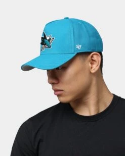 '47 BRAND 47 Brand San Jose Sharks MVP DT Snapback Dark Teal -Culture Kings 195000669293 mens 0100