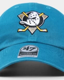 '47 BRAND 47 Brand Anaheim Ducks Clean Up Strapback Dark Teal -Culture Kings 195000669378 default 0050