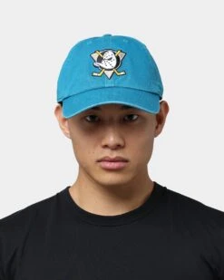 '47 BRAND 47 Brand Anaheim Ducks Clean Up Strapback Dark Teal -Culture Kings 195000669378 mens 0021
