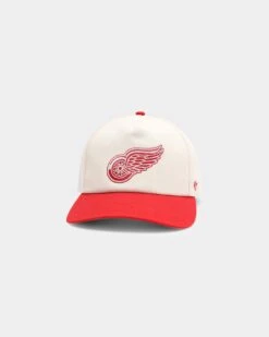 '47 BRAND 47 Brand Detroit Red Wings Nantasket Snapback Natural/Red