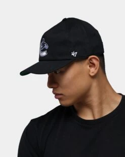 '47 BRAND 47 Brand Vancouver Canucks Nantasket Snapback Black -Culture Kings 195000685903 mens 0100
