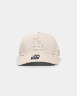 '47 BRAND 47 Brand Los Angeles Dodgers 'Vanilla Cream' Tonal MVP DT Snapback Natural