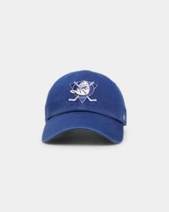 '47 BRAND 47 Brand Anaheim Ducks 'Classic Royal' Clean Up Strapback Royal/Natural