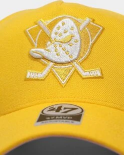 '47 BRAND 47 Brand Anaheim Ducks 'Lemon Sorbet' MVP DT Snapback Yellow Gold -Culture Kings 195000867750 default 0050