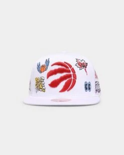 Mitchell & Ness Toronto Raptors 'Hand Drawn' Original Fit Snapback White