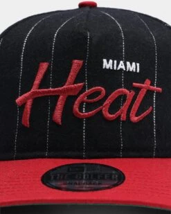 New Era Miami Heat Pinstripe 2 Tone Old Golfer Snapback Pinstripe -Culture Kings 195599743428 default 0060