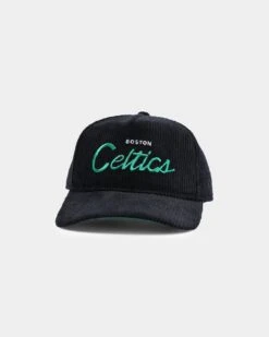 New Era Boston Celtics "Black Cord" Old Golfer Snapback Black