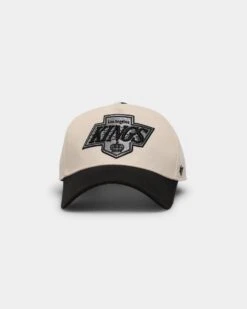 '47 BRAND 47 Brand Los Angeles Kings 'Off White/Team Logo' Replica MVP DT Snapback Natural