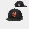 New Era New York Mets 'Chenille' The Golfer Snapback Black 1 New Era New York Mets 'Chenille' The Golfer Snapback Black -Culture Kings 196080454045 default 0010