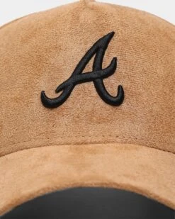 New Era Atlanta Braves 'Winter Wheat Suede' 9FORTY K-Frame Strapback Wheat -Culture Kings 196174909727 default 0050