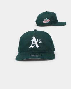 New Era Oakland Athletics 'OG Team Colour World Series Side Patch' Old Golfer Snapback Original Team Colours